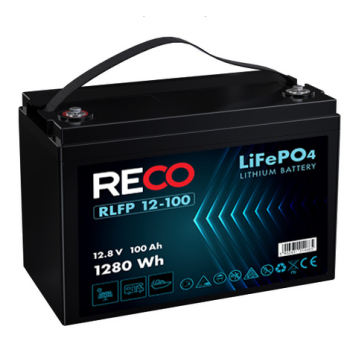 Akumulator LiFePO4 100Ah 12,8V RECO RLFP12-100